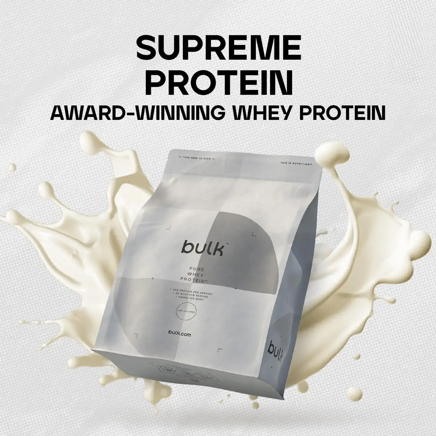 bulk whey protein powder