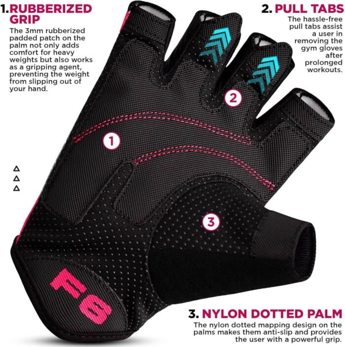 womens rdx weight lifting gloves