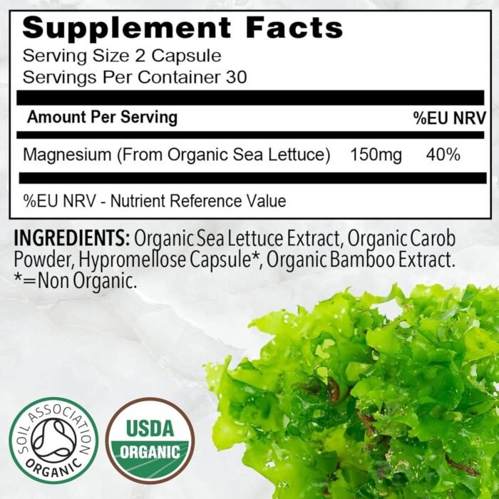 Earthier Organic Magnesium Capsules - Image 3