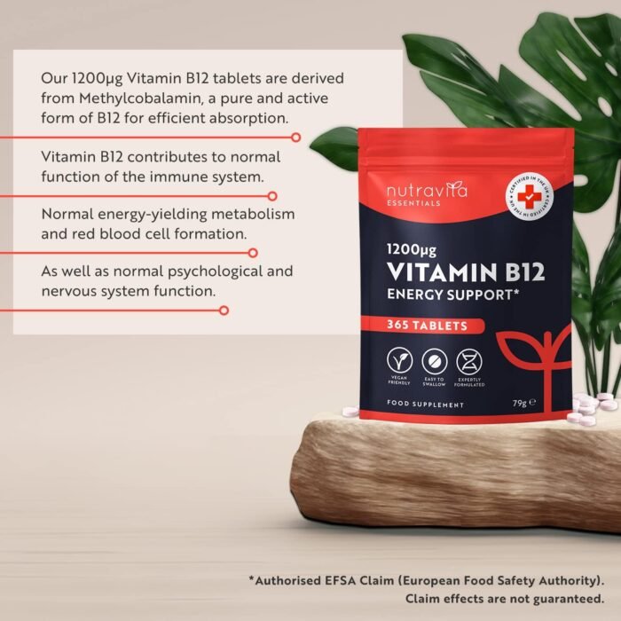 Nutravita High Strength Vitamin B12 - Image 3