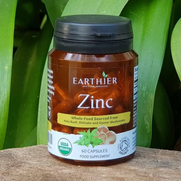 Earthier Organic Zinc Vegan Supplement - Image 2